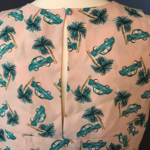 Lucy & Laurel pink/turquoise dress - Picture 4 of 6